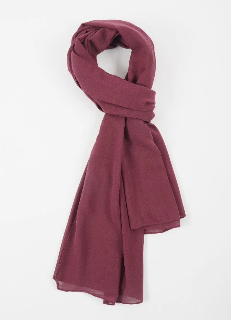 Mauve Georgette Soft scarf - Image 2