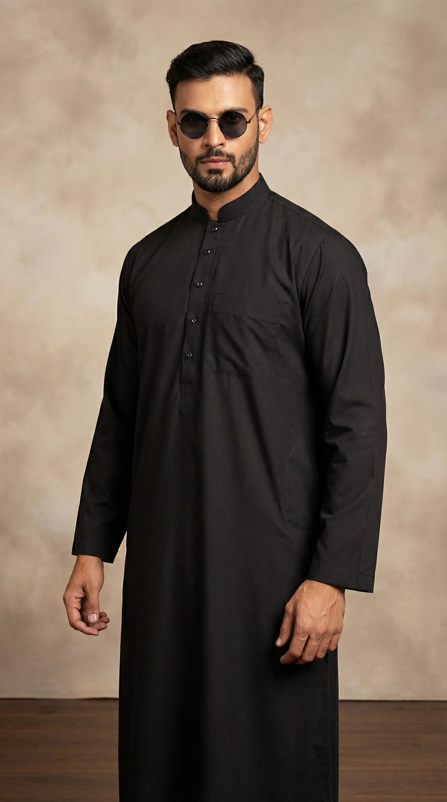 Men's Black Jubba - Image 2
