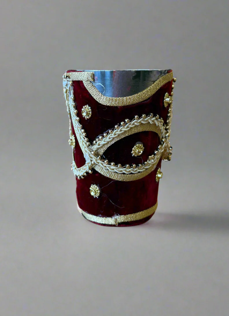 Decorative Ceremonial Steel Glass - Image 2