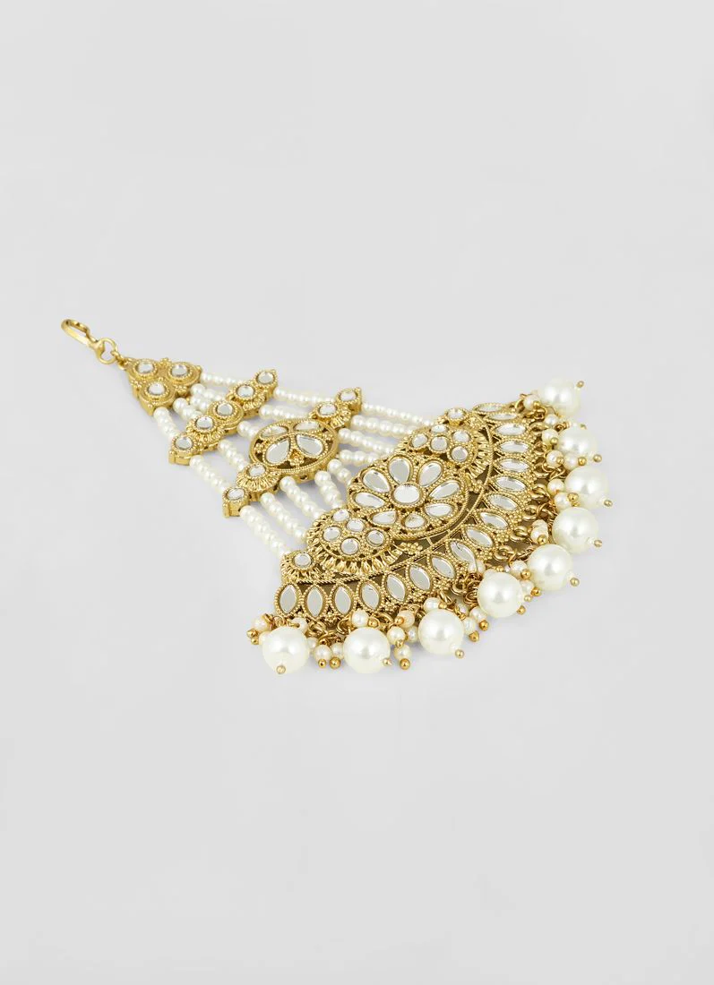 Mirror & Pearl Gold Plated Passa - Image 3