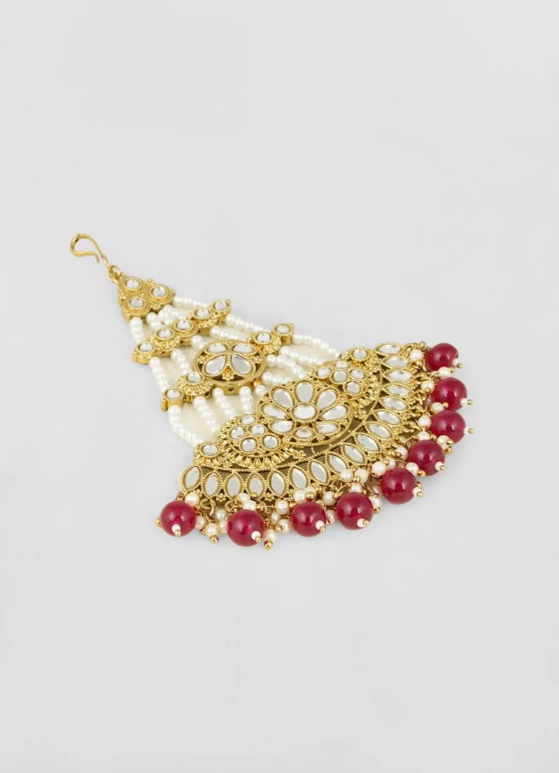 Nickle Free Gold Mirror & Pearl Passa - Image 2