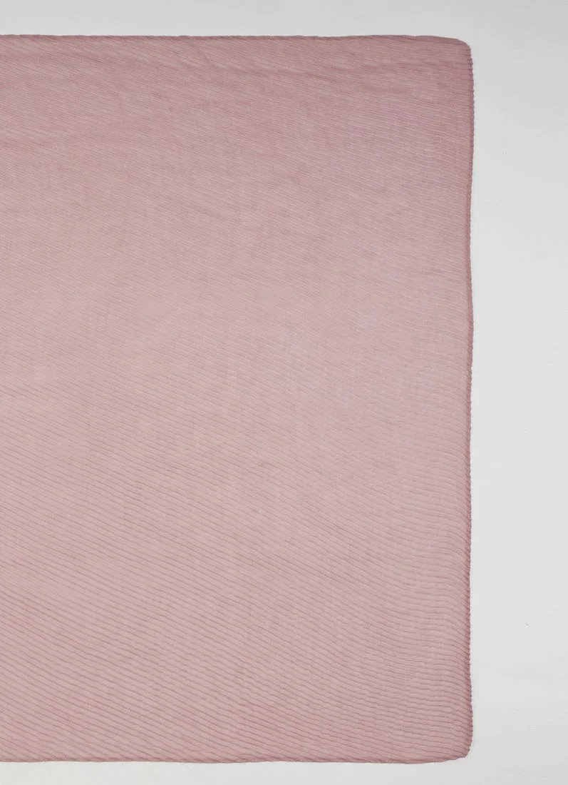 Nude Cotton Crinkled scarf - Image 4