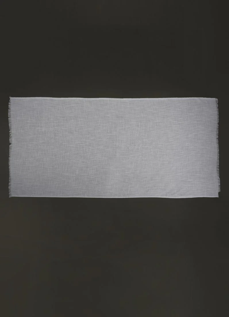 Off-White Cotton Soft scarf - Image 3