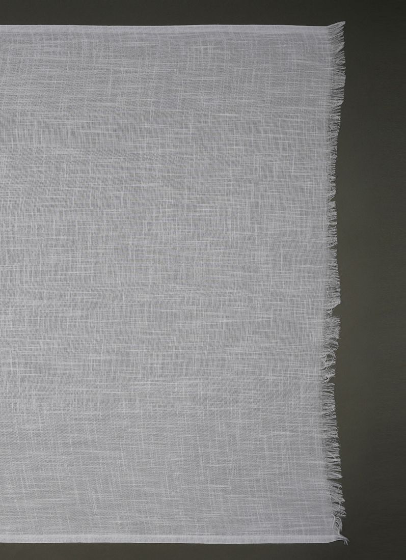 Off-White Cotton Soft scarf - Image 4