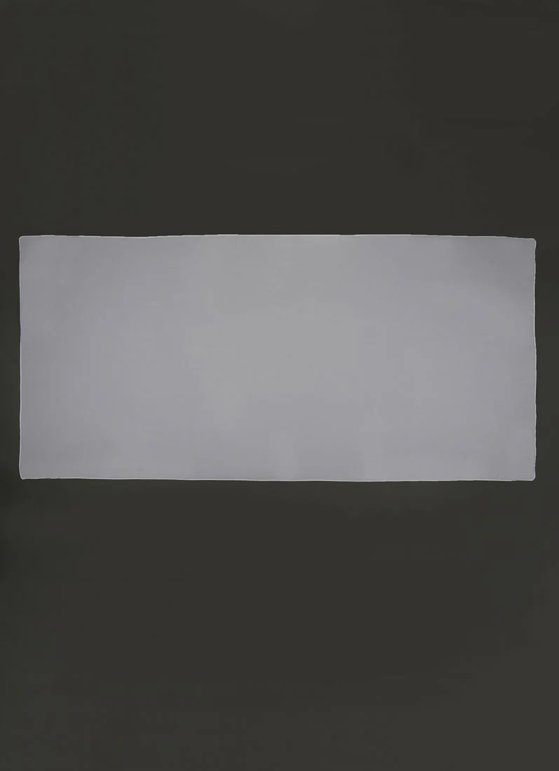 Off-White Georgette Soft scarf - Image 3