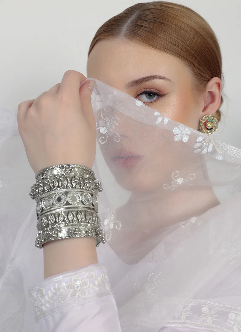 Oxidised Cuff Set - Image 2