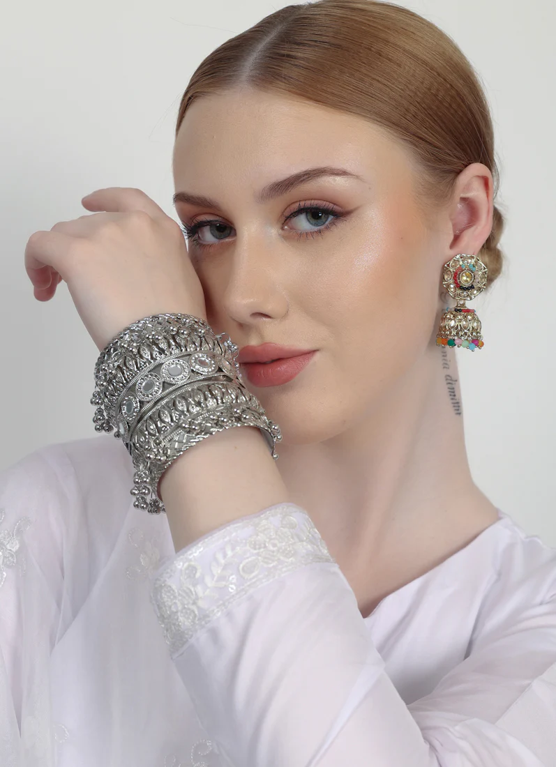 Oxidised Cuff Set - Image 3