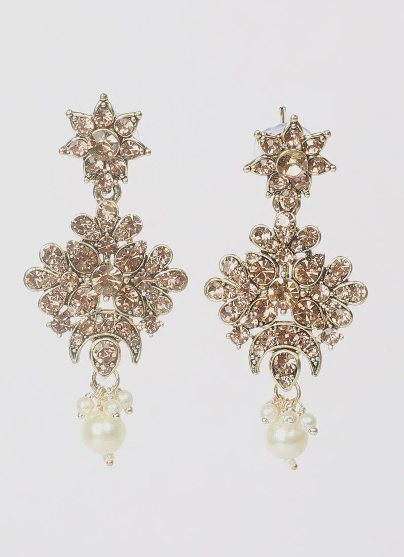 Pearl Antique Gold Choker Set - Image 2