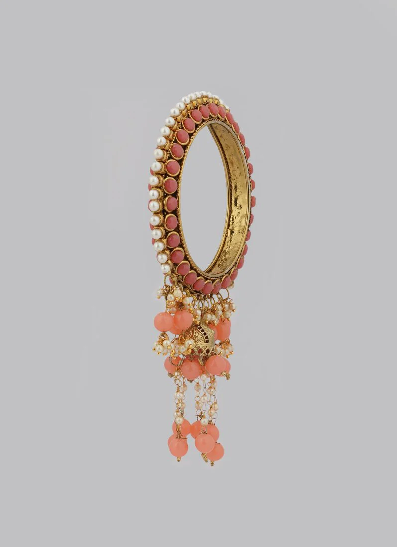 Pink Bangle Droplet Beaded - Image 2