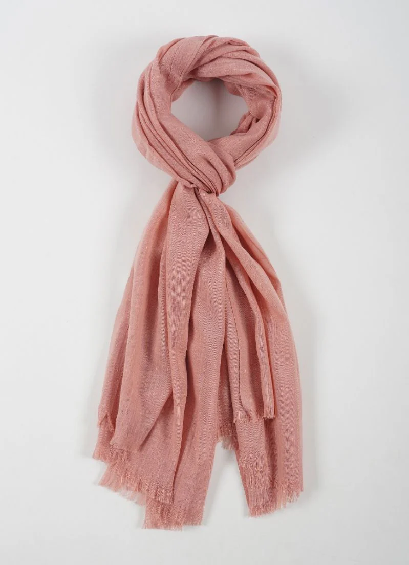 Pink Cotton Soft scarf - Image 2