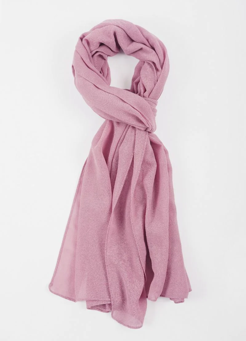 Pink Georgette Soft scarf - Image 2