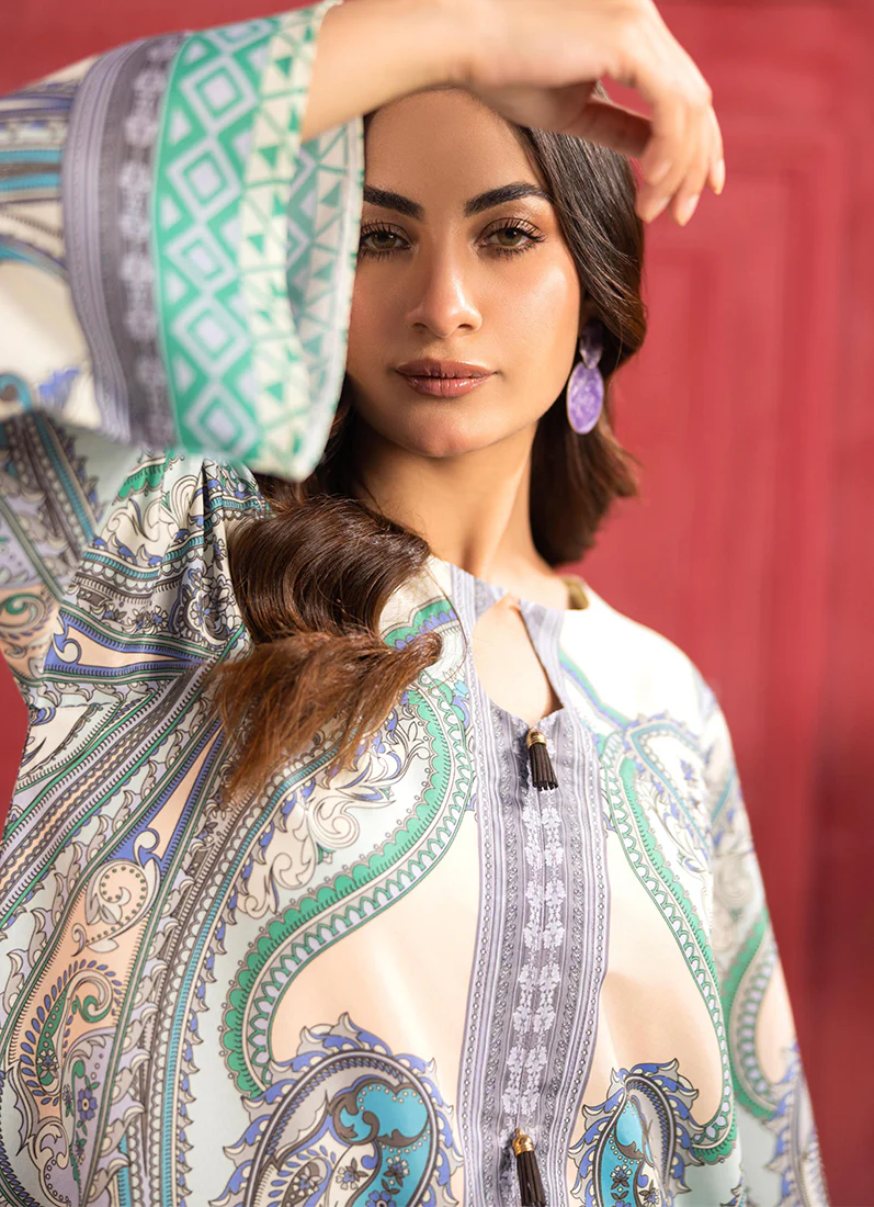 Pink Lawn Printed Co-ord Set - Image 5
