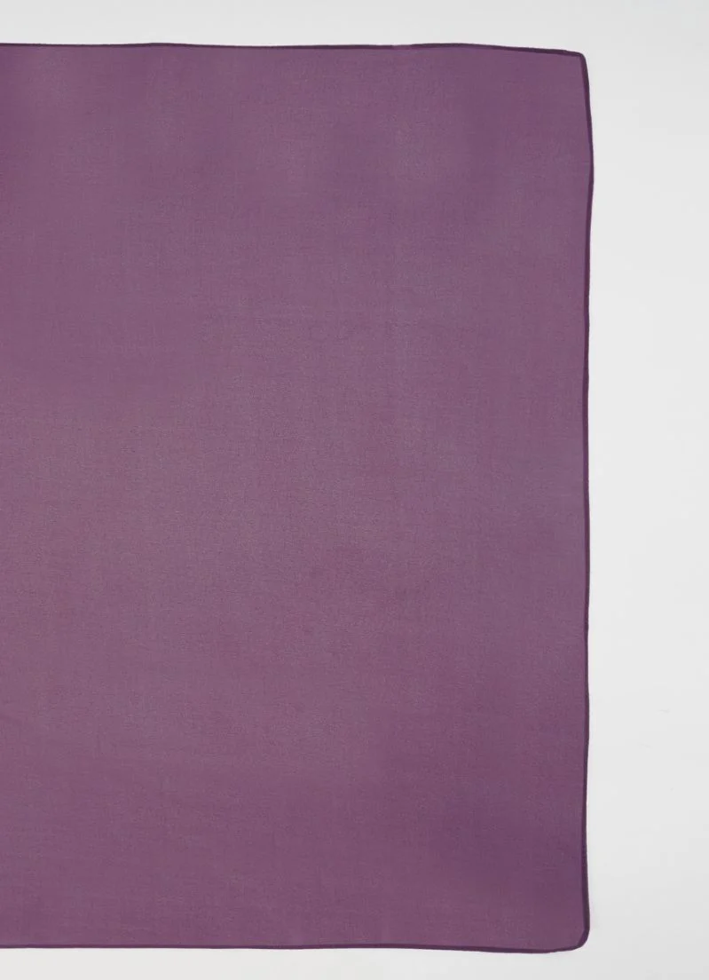 Plum Georgette Soft scarf - Image 4