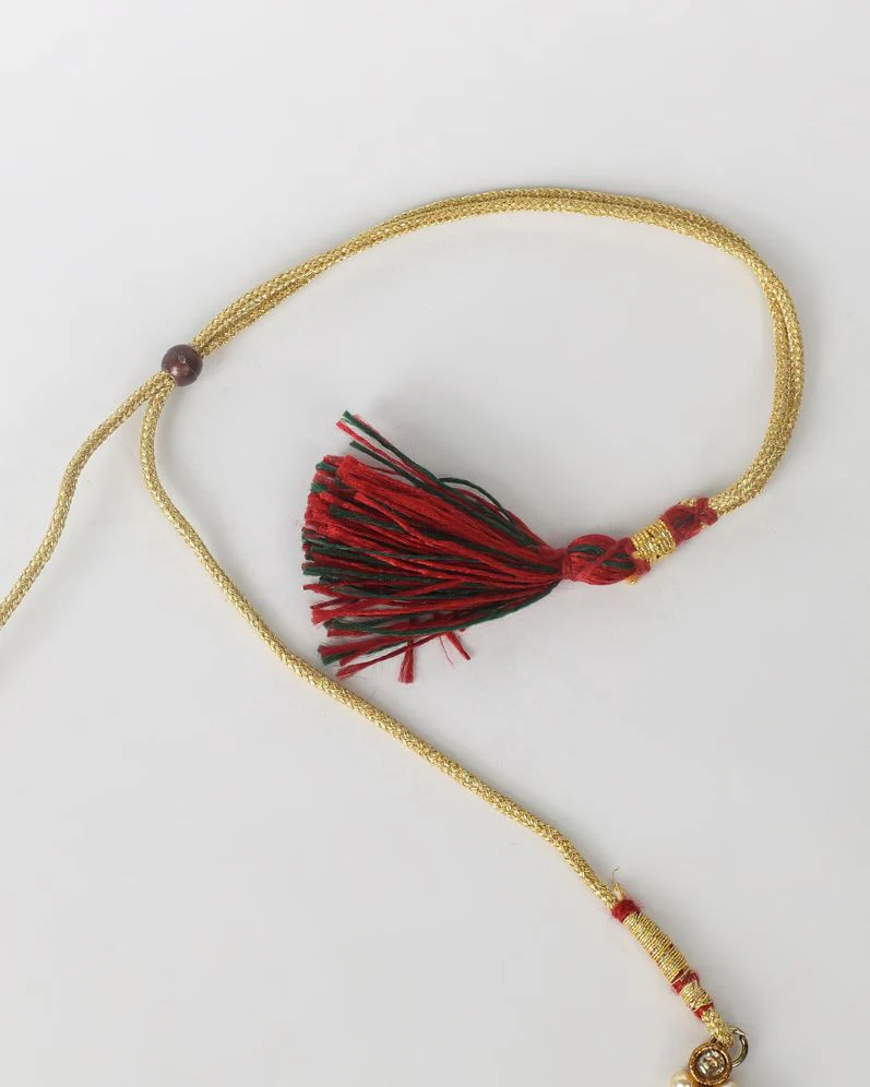 Purple Pearl Heavy Necklace Set - Image 8