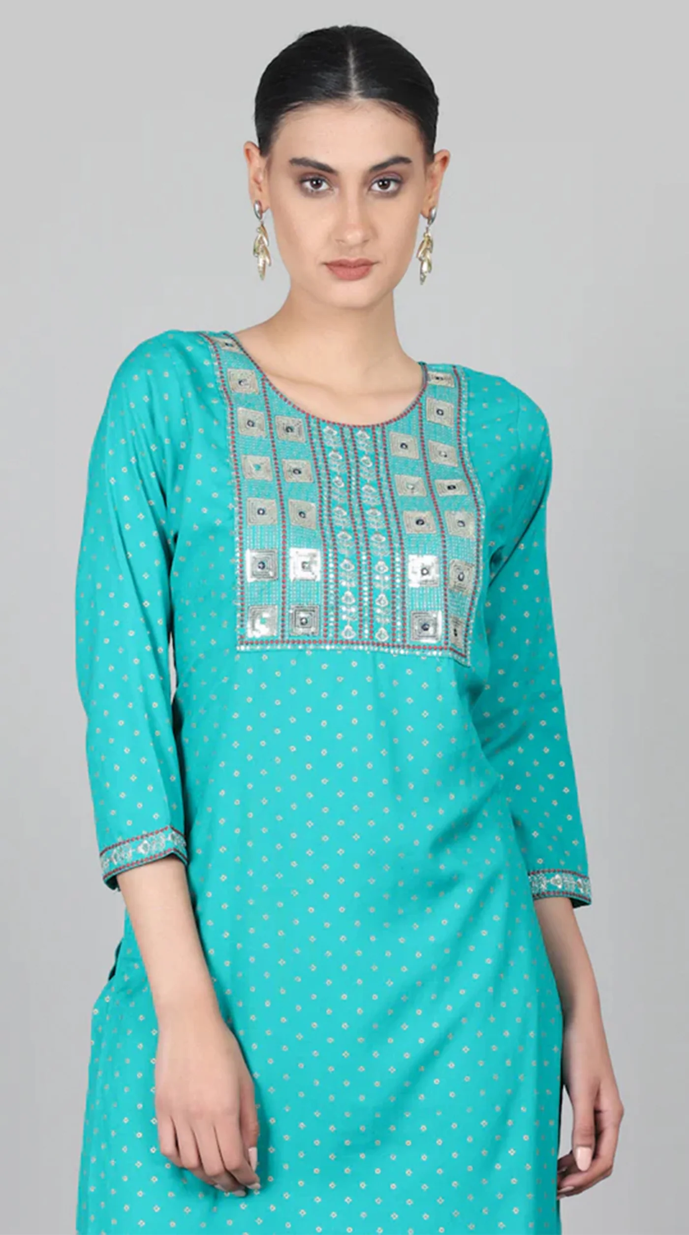 Rama Thread Embroidered Suit Set - Image 4