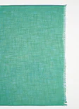 Sea Green Rayon Plain Scarf - Image 2