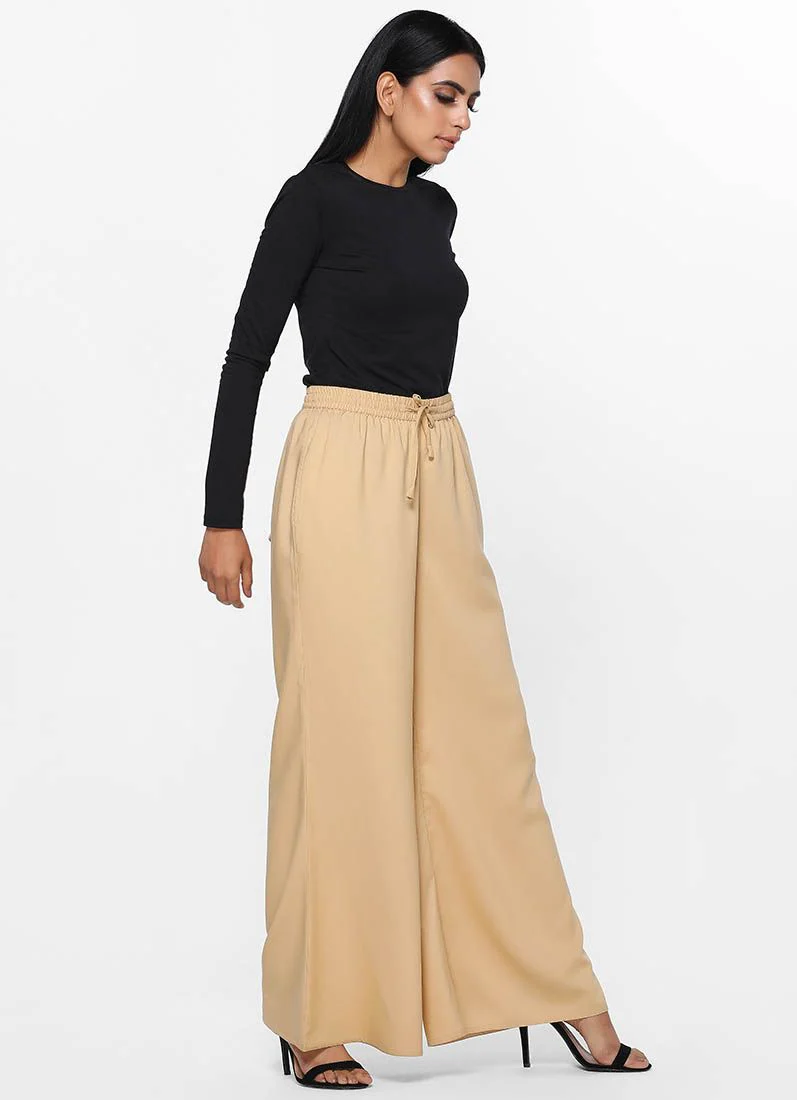 Rayon Wide Leg Trousers - Image 3