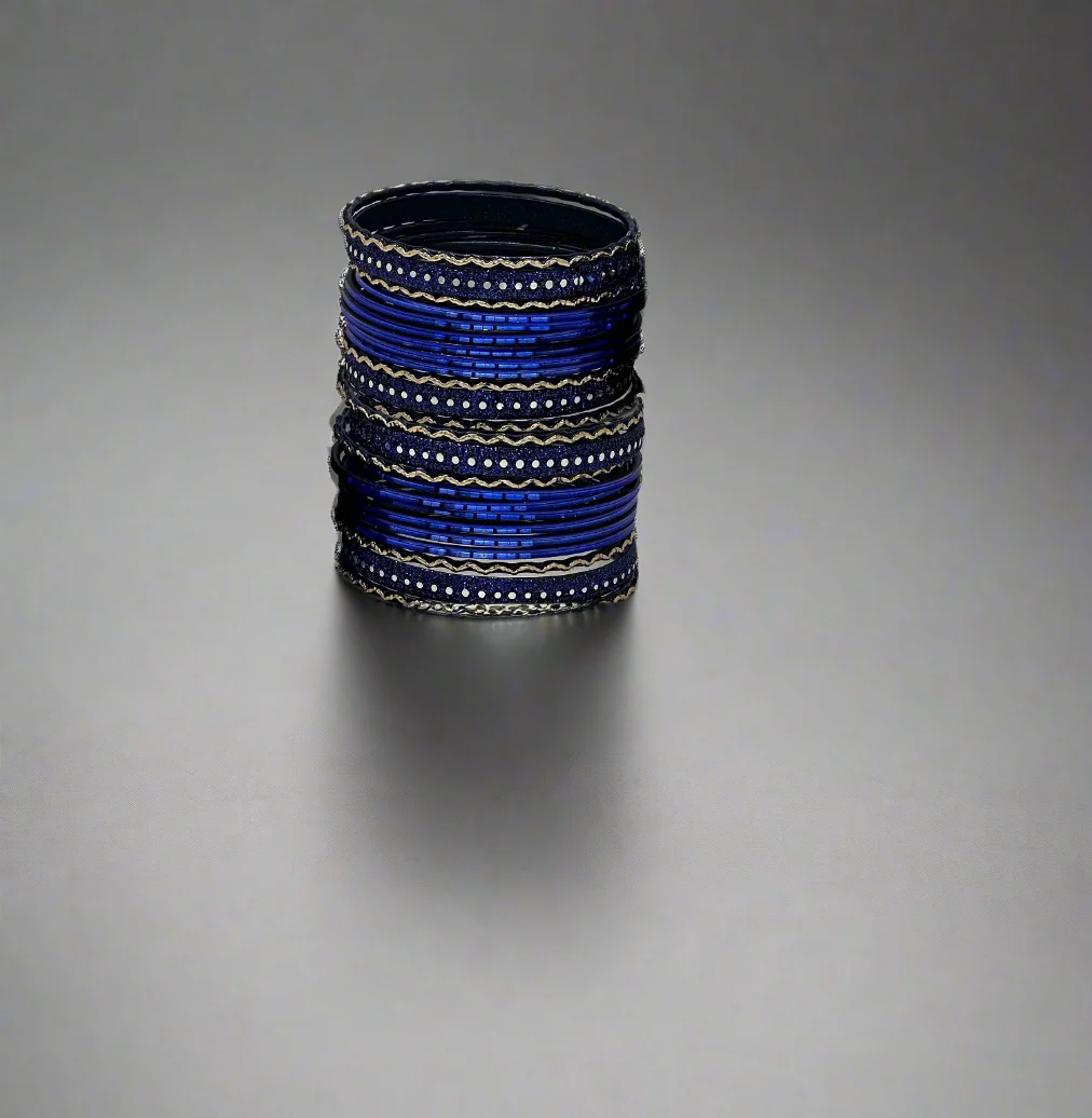 Royal Blue Kids Bangles - Image 2