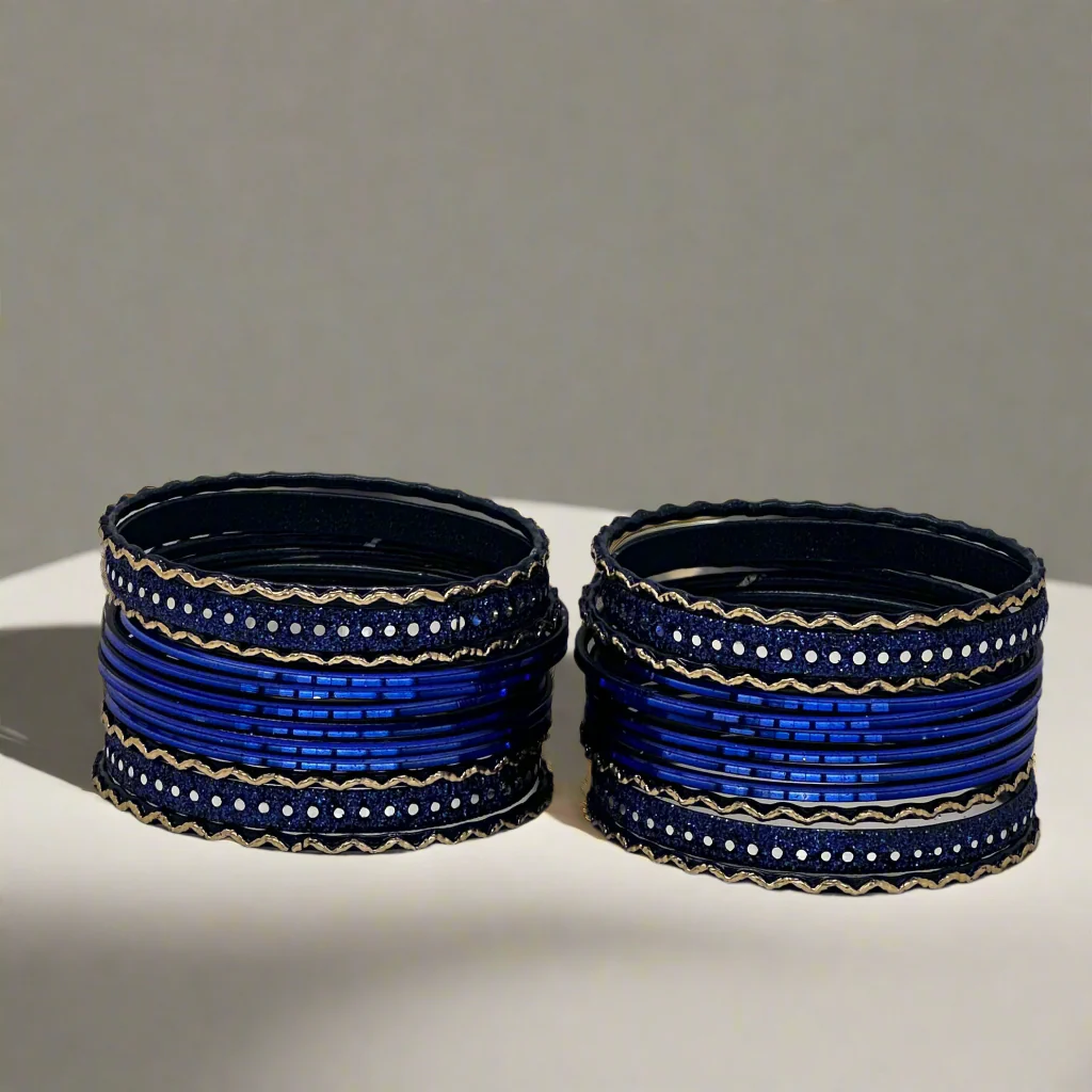 Royal Blue Kids Bangles - Image 3