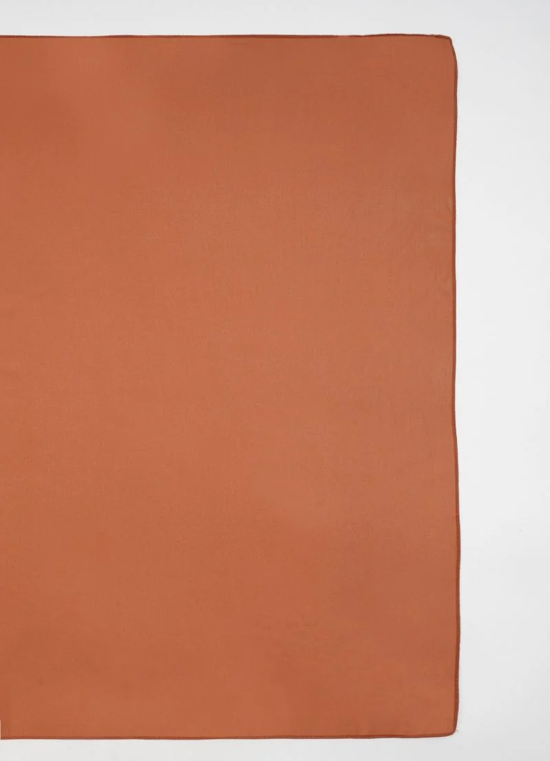 Rust Georgette Soft scarf - Image 4