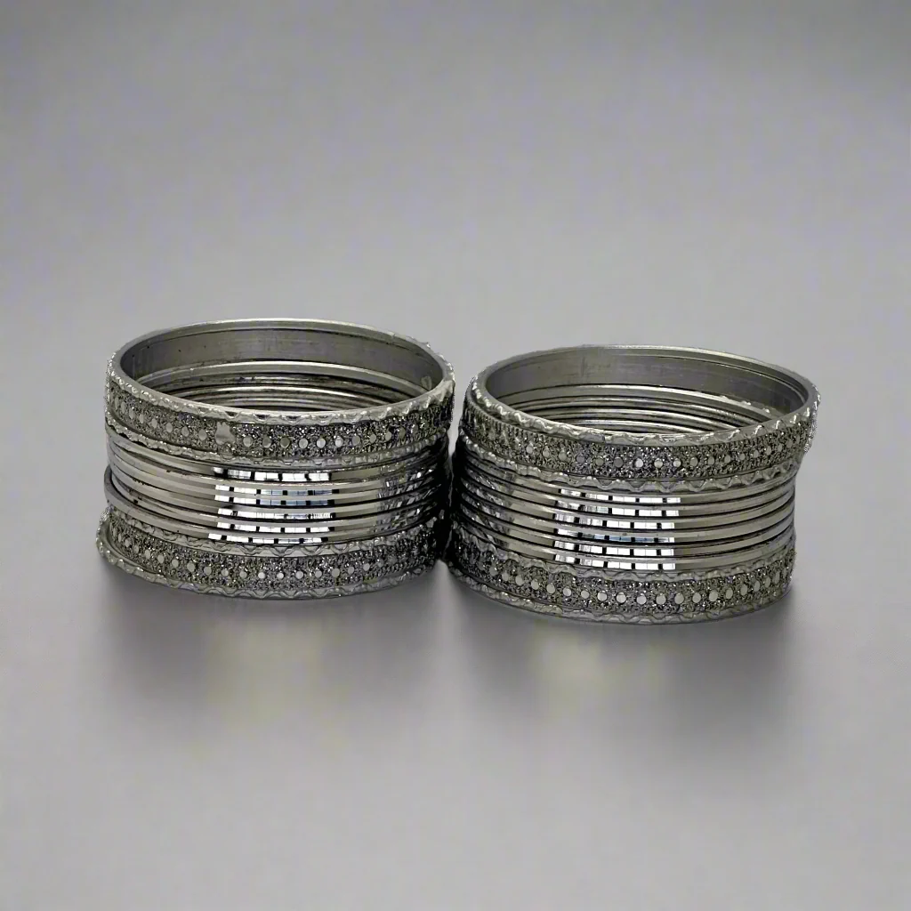 Silver Kids Bangles - Image 2