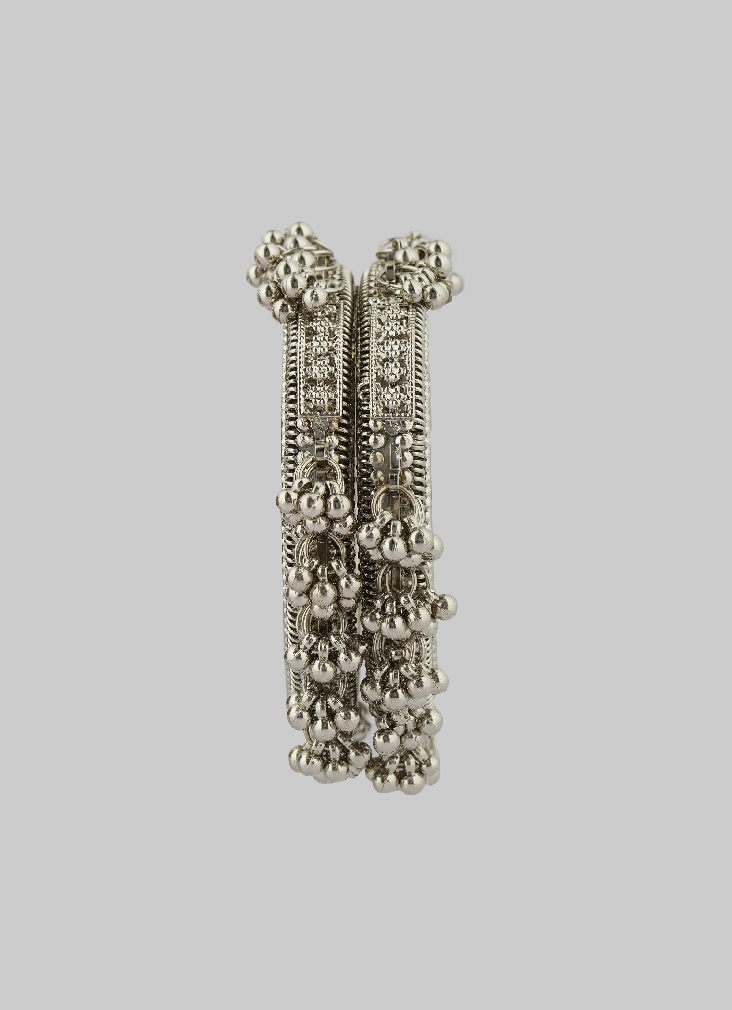 Silver Oxidised Gunguru Kara Set - Image 3