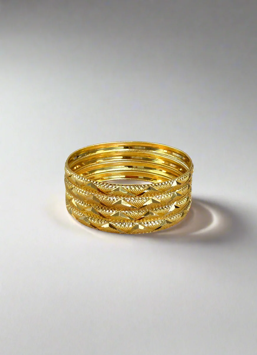 Traditional Gold Plated bangles - Image 2