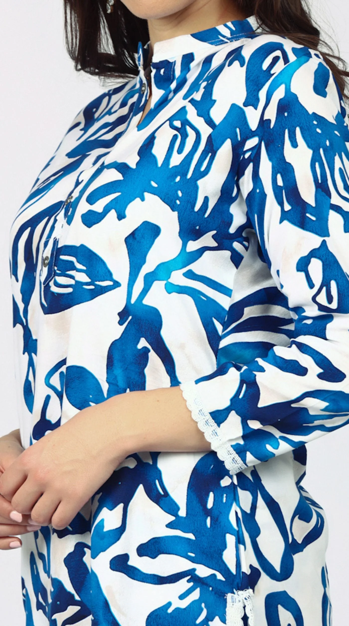 White Rayon Printed Co-ord Set - Image 5
