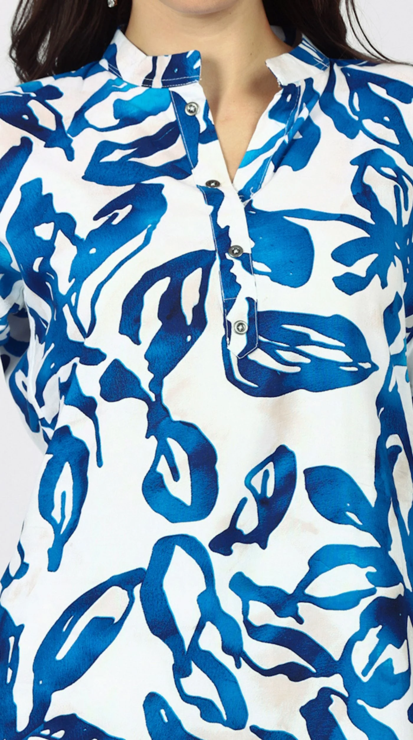 White Rayon Printed Co-ord Set - Image 6