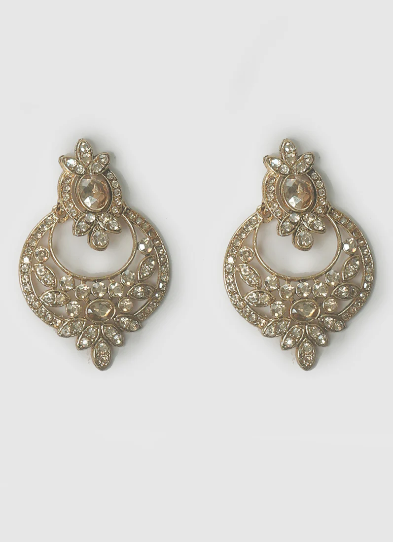 Womens Gold Stonework Jewellery Set - Image 3