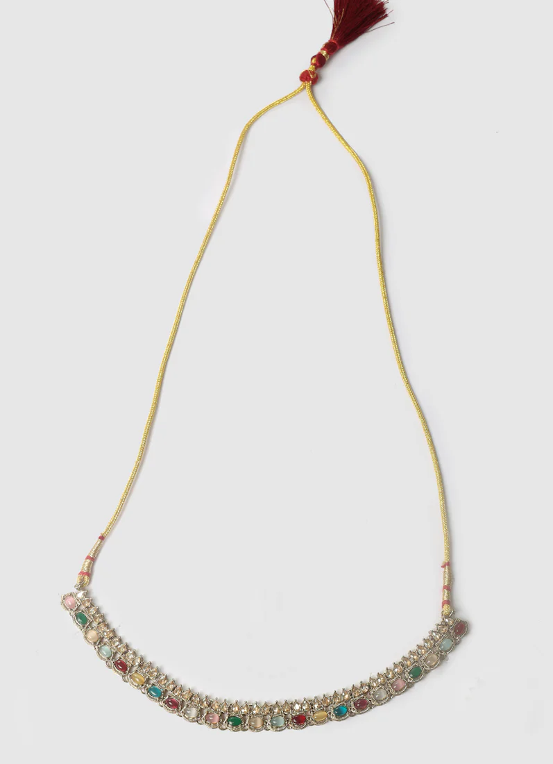Women’s Elegant Multicolor Stone Jewellry Set - Image 4